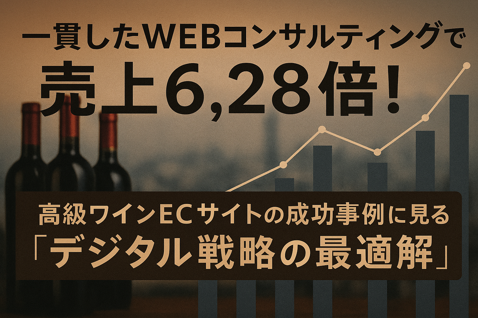 一貫したWEBコンサルティングで売上6.28倍！ 成功事例に見る「デジタル戦略の最適解」